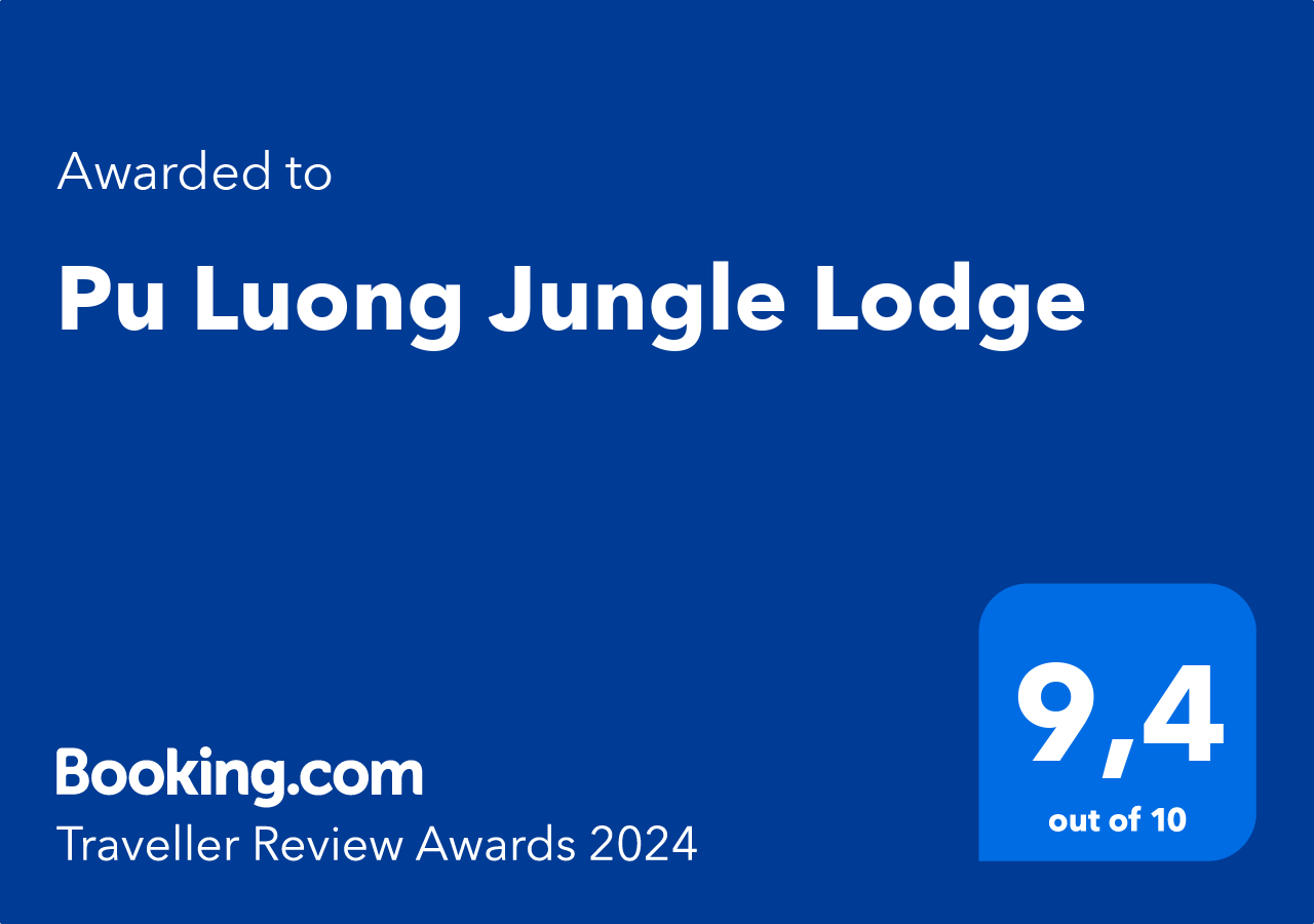 Booking.com awarded Pu Luong Jungle Lodge the Traveler Review Awards 2024